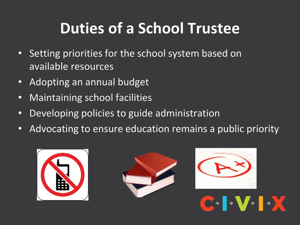 Duties of a School Trustee