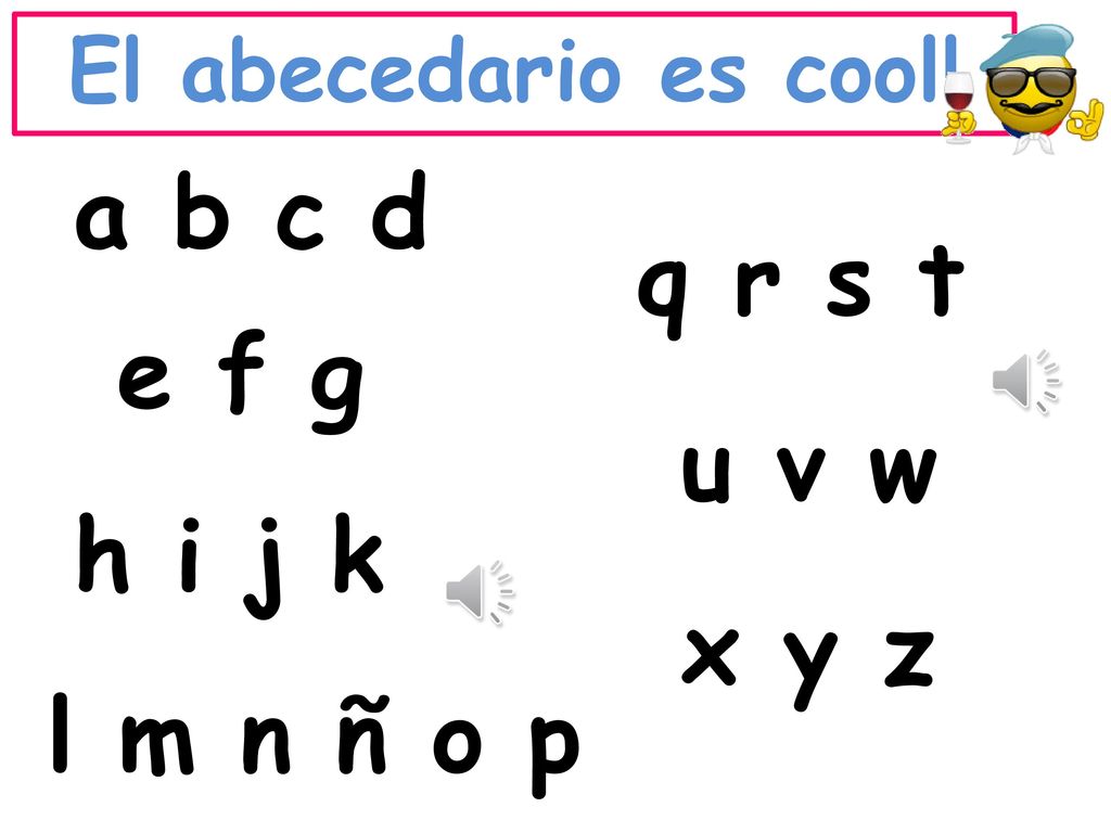 Spanish First Level El Abecedario Ppt Download