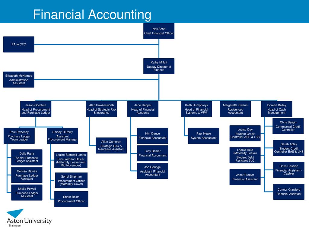 Financial Accounting Neil Scott Chief Financial Officer Kathy Millatt ...