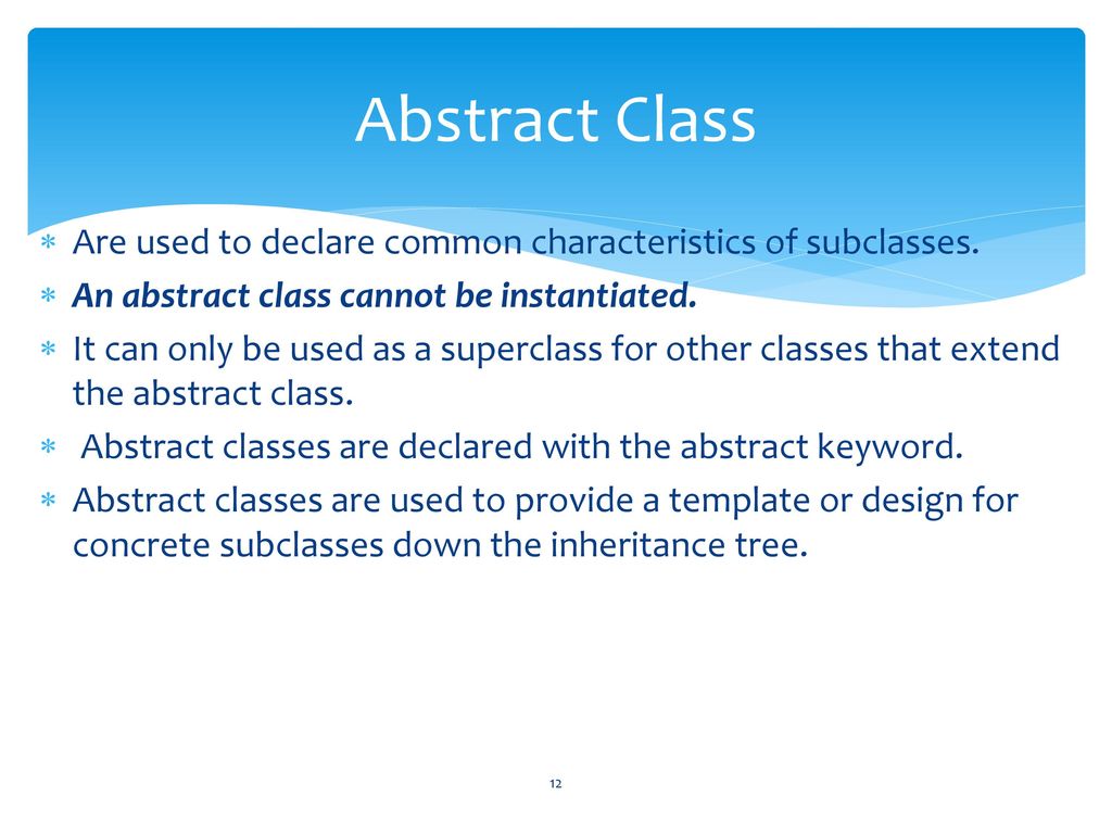 Sixth Lecture Arraylist Abstract Class And Interface Ppt Download