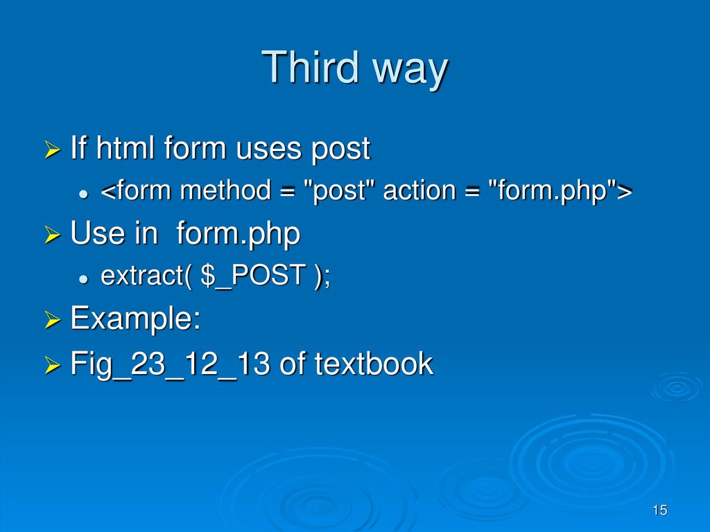 Receiving form Variables - ppt download