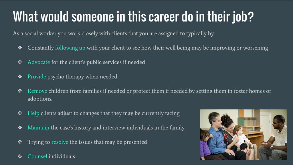 Child & Family Social Worker - Ppt Download