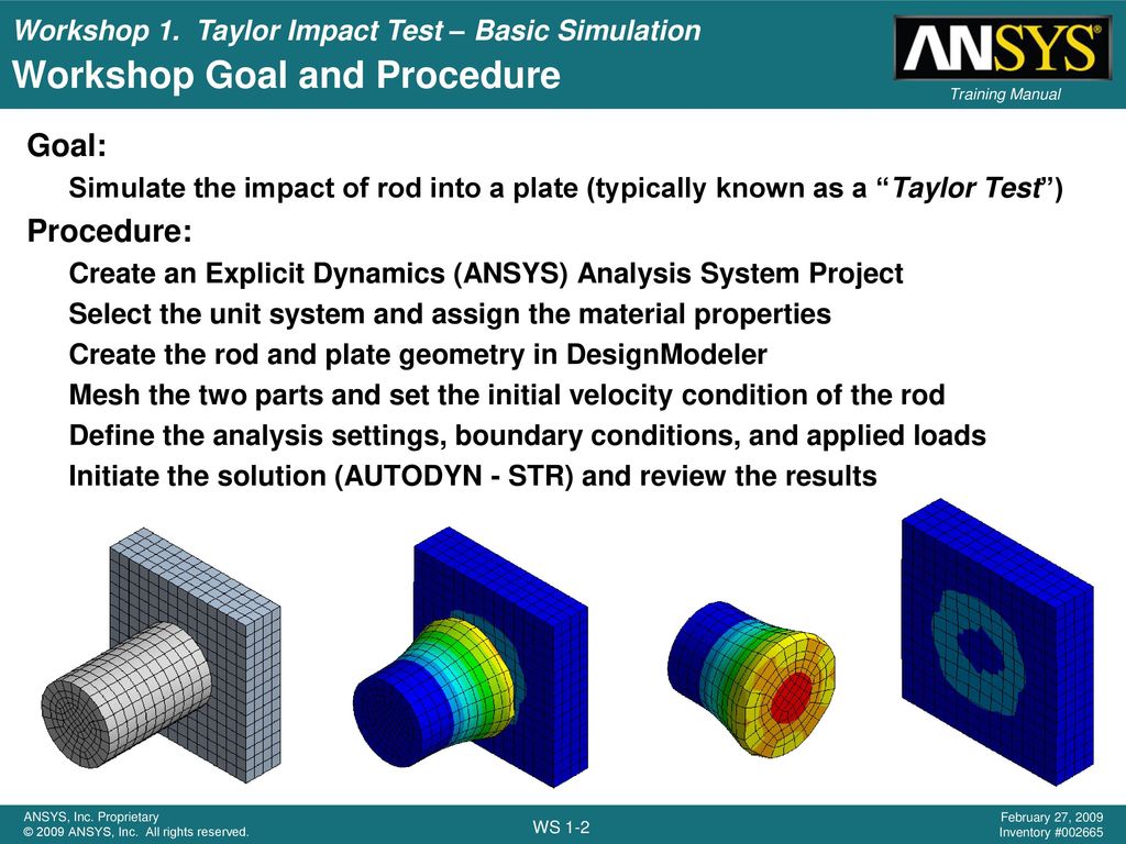 Новые материалы тест. Ansys AUTODYN. Ansys AUTODYN Интерфейс. Ansys Boundary conditions. Taylor Impact Test.