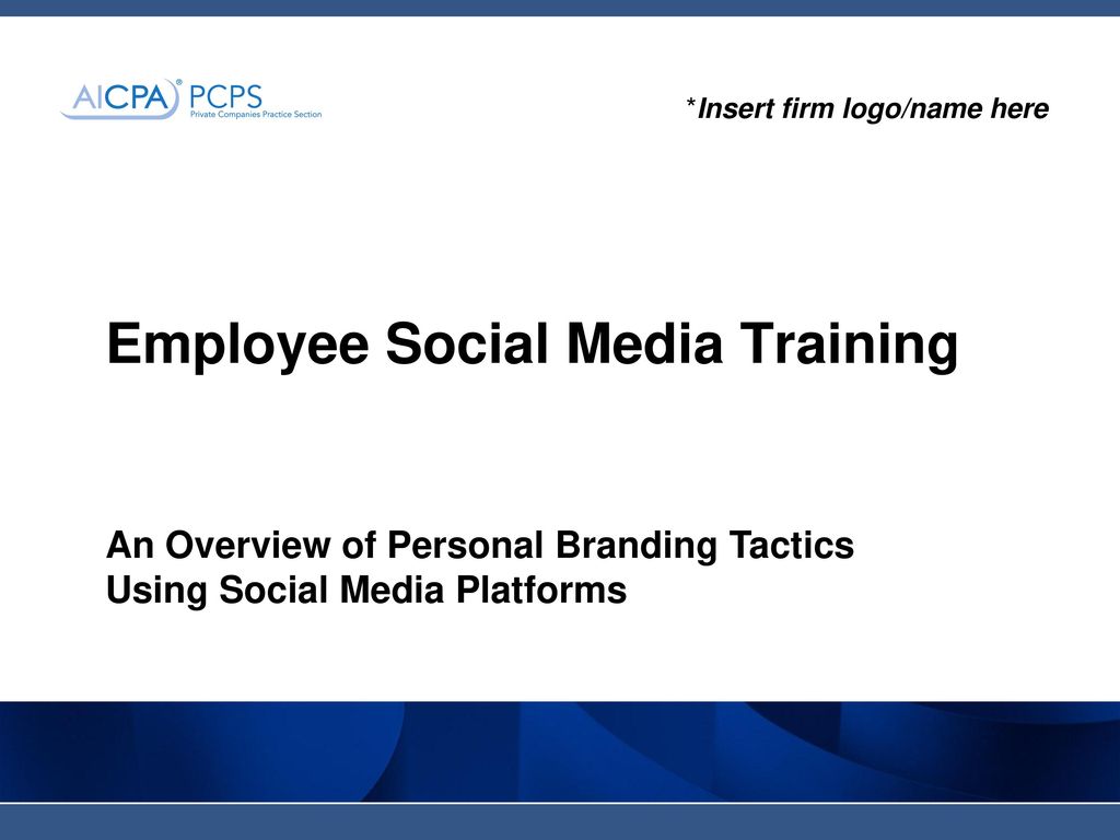 Employee Social Media Training