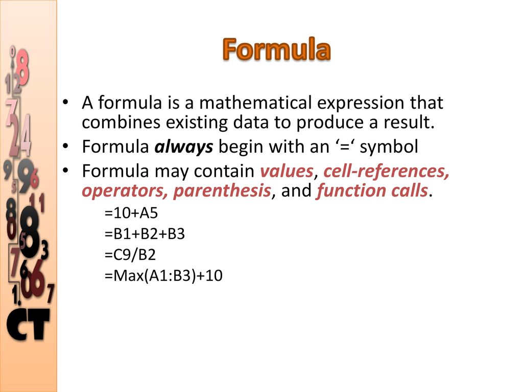 Numeric and functional ppt download