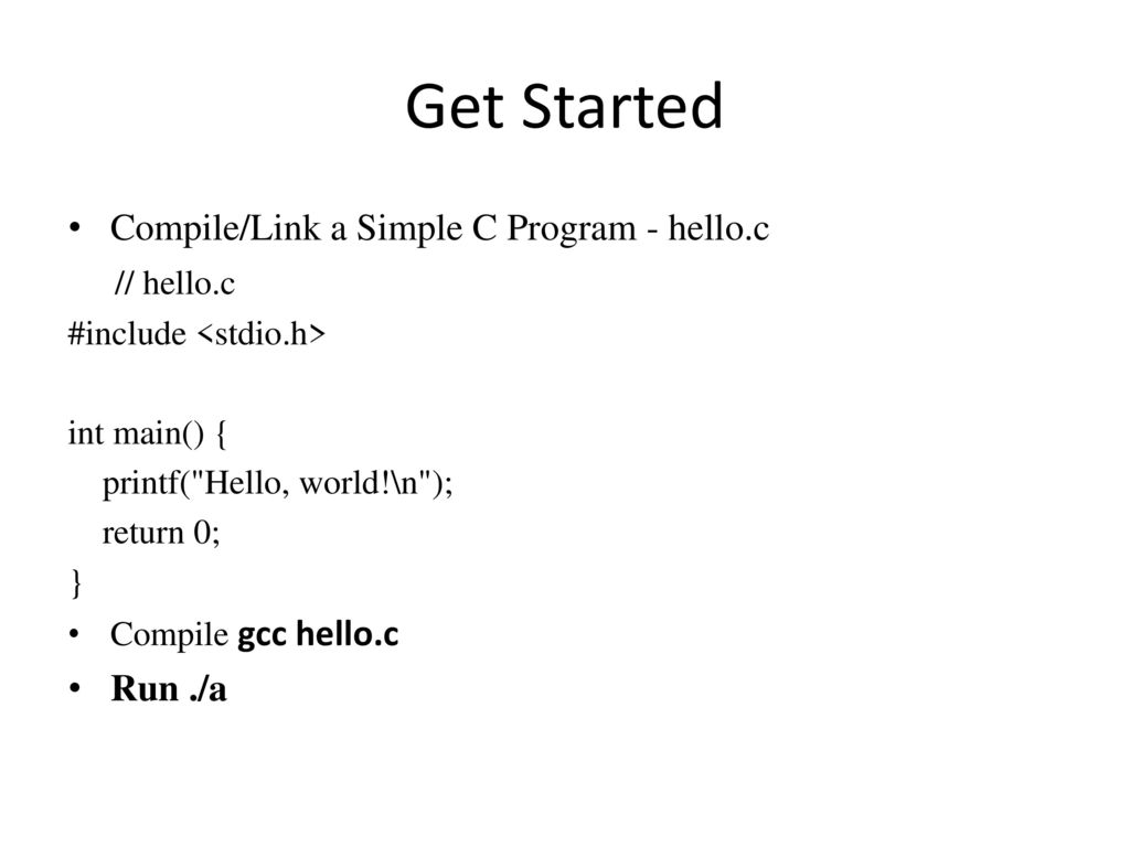 How to Start Programming in Linux Environment - ppt download