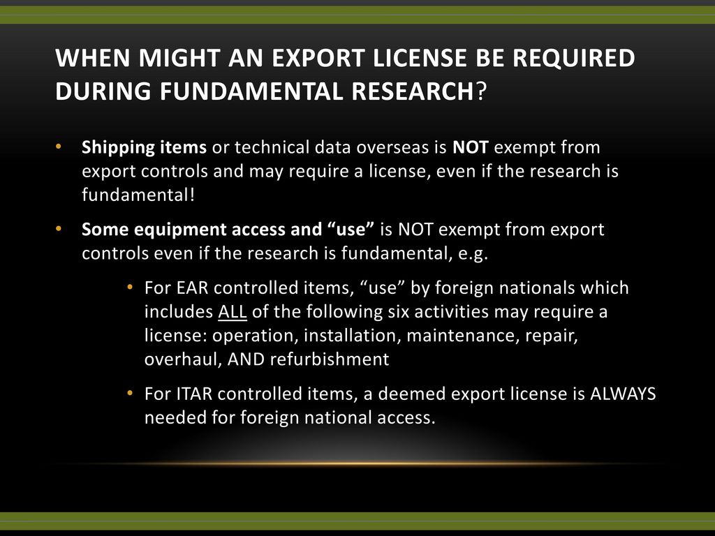 Export control laura langton phd export control manager ppt download