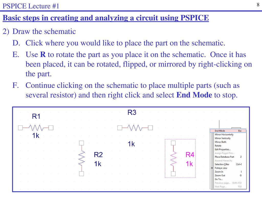 pspice schematics rotate pspice schematics rotate