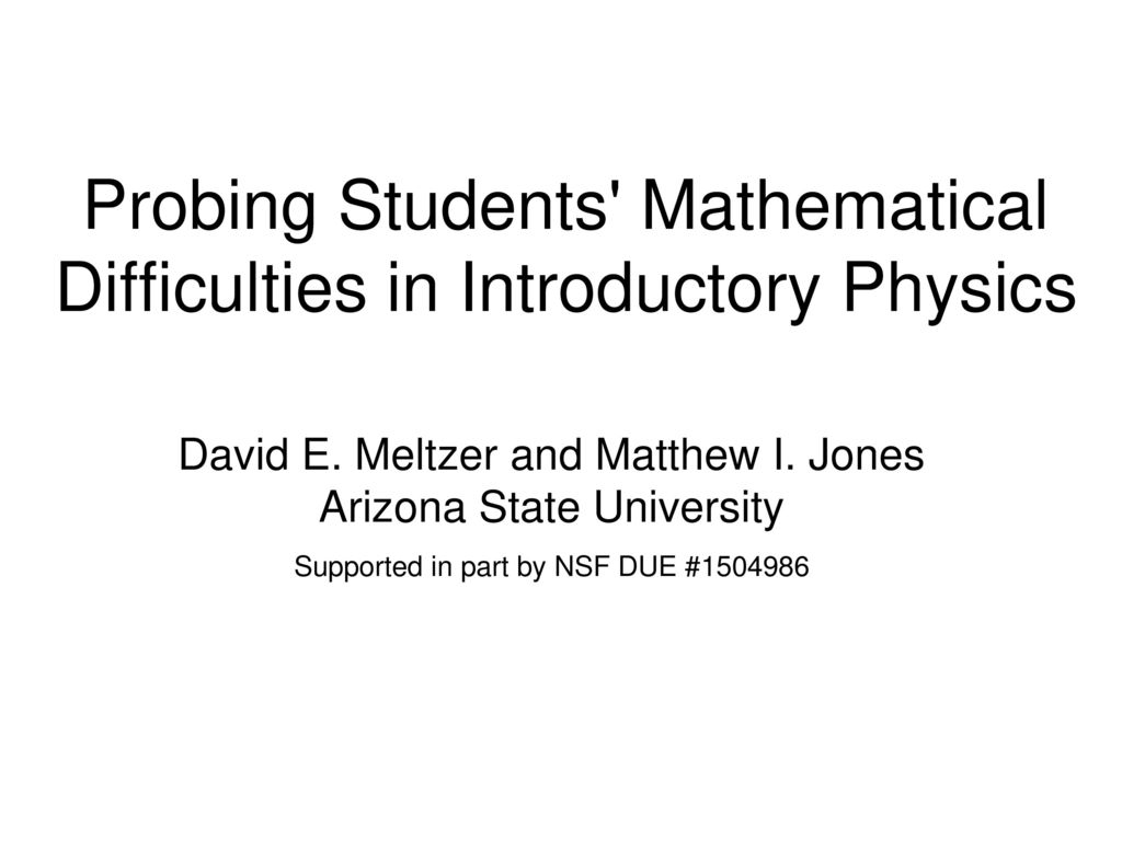 probing-students-mathematical-difficulties-in-introductory-physics