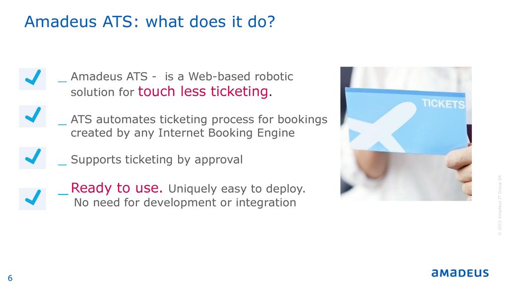 Amadeus ATS: what does it do