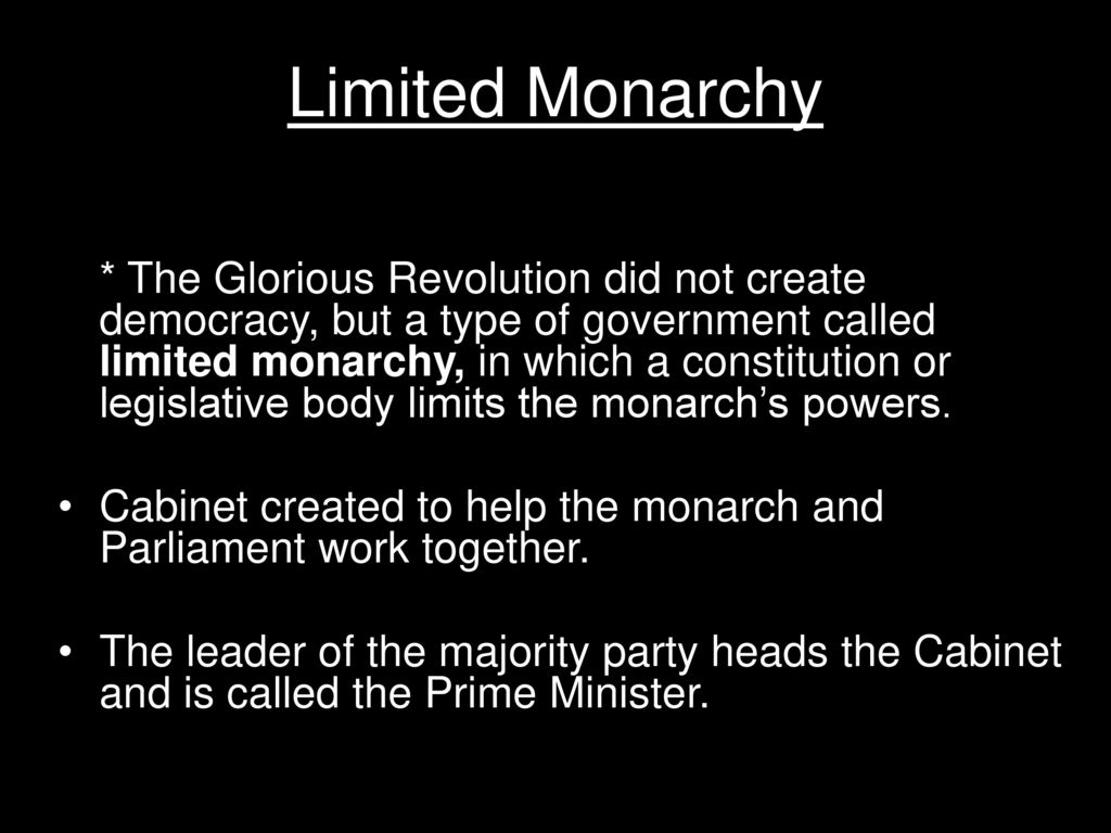 Limited Monarchy