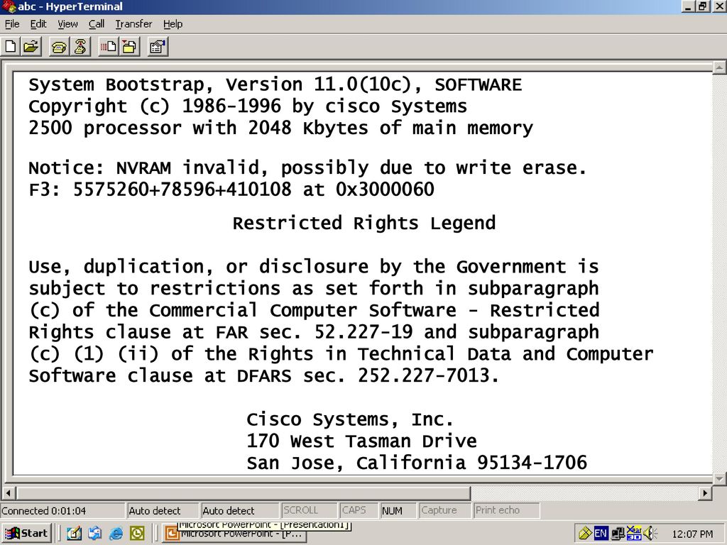 Initial configuration ppt download