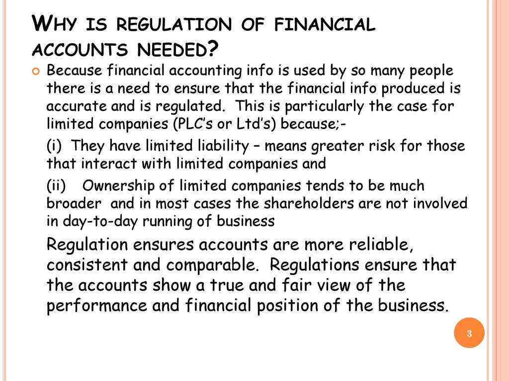 Regulation In Financial Accounting Ppt Download