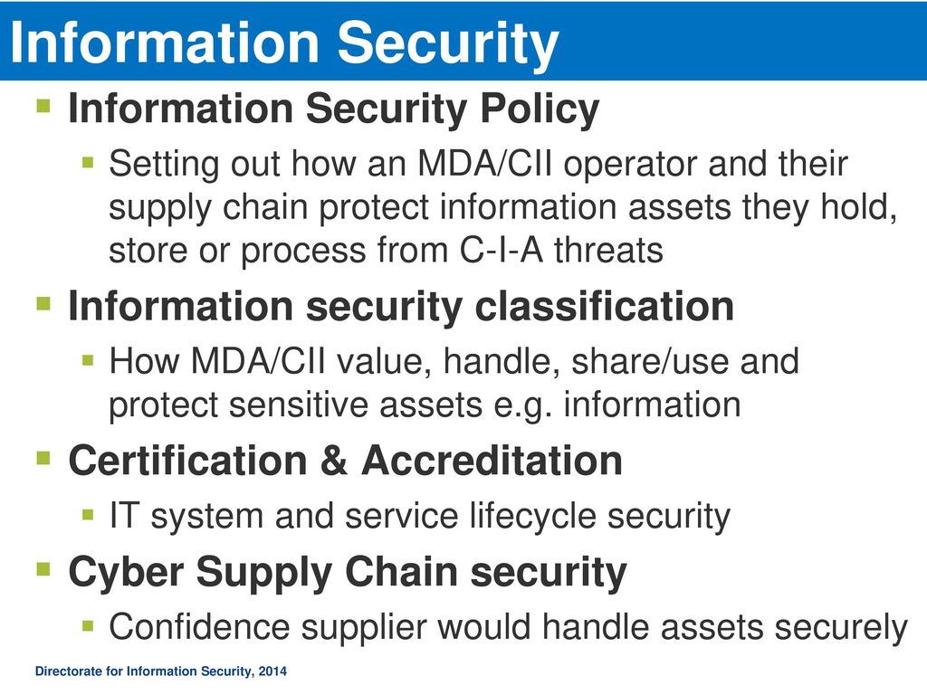 Information Security Information Security Policy