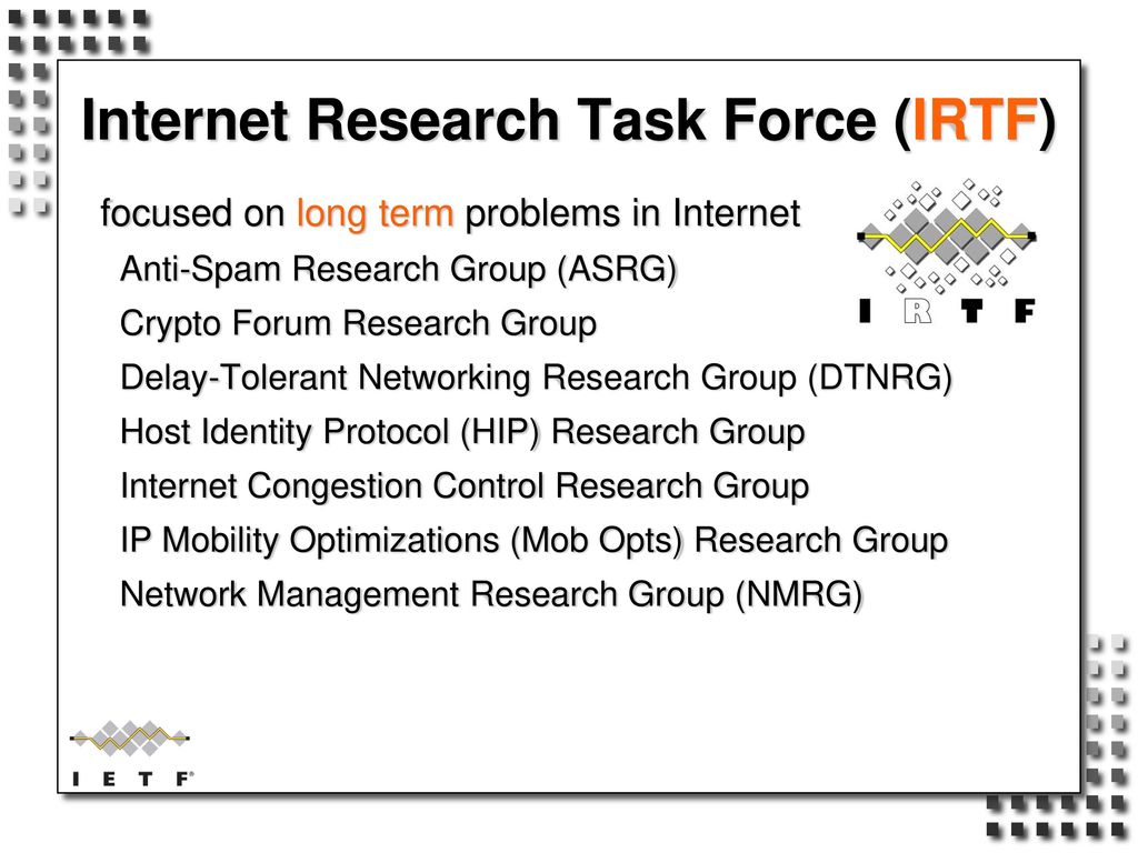 internet research task force (irtf)