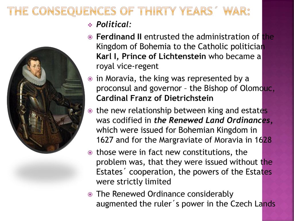Central Europe after Thirty Years´ War. Enlightenment and reforms - ppt  download
