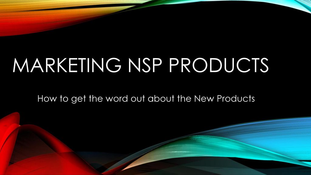 Marketing nsp products