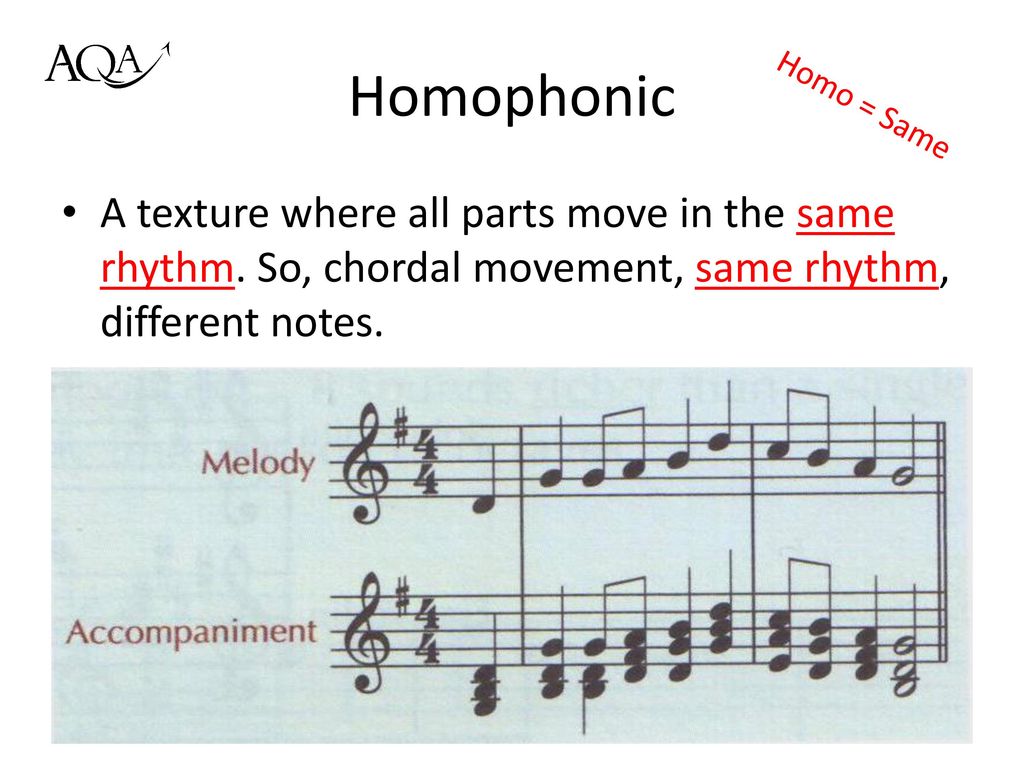 Area of study 03 texture and melody texture ppt download
