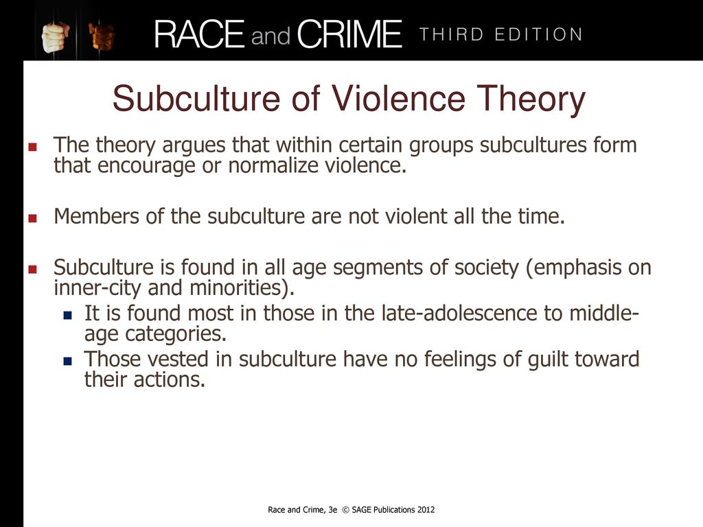 subculture of violence thesis