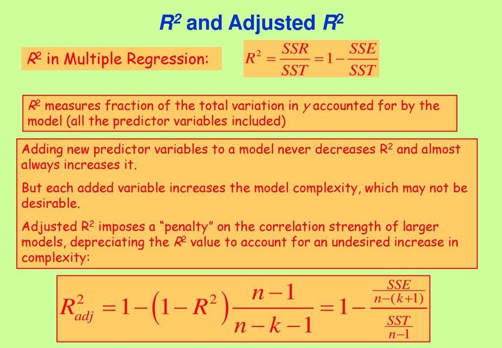 Chapter 29 Model Building in Multiple Regression - ppt download