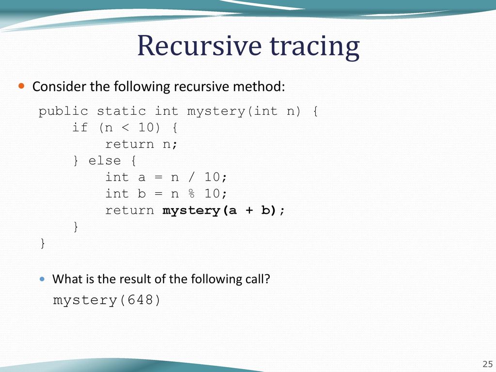 Lecture 9: introduction to recursion reading: ppt download