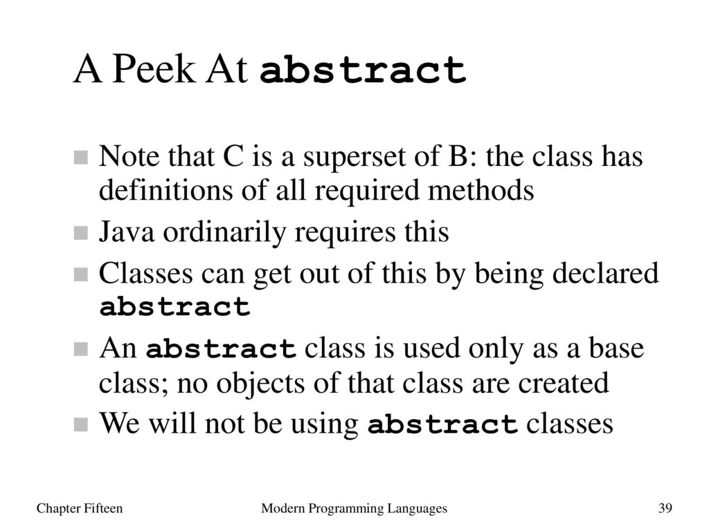 Modern Programming Languages - ppt download