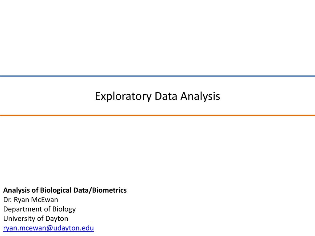Exploratory Data Analysis - ppt download
