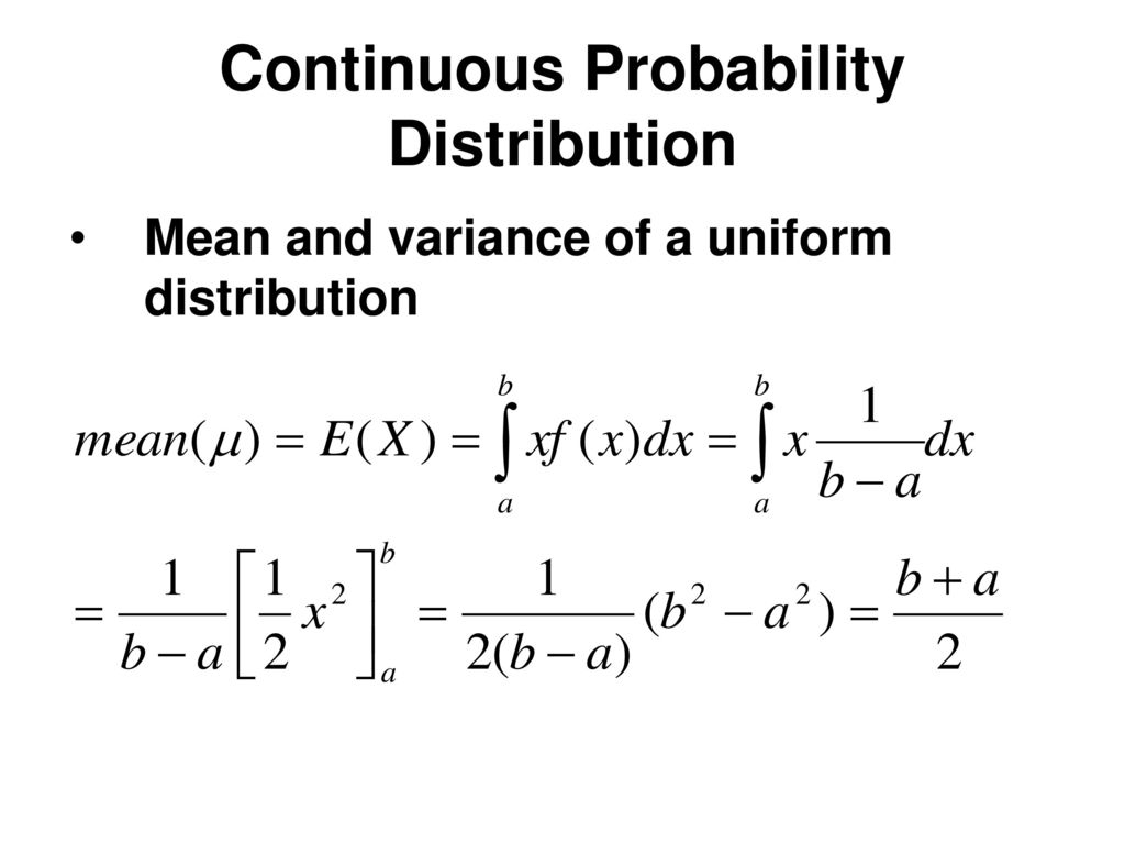 Continuous Probability Distribution - ppt download