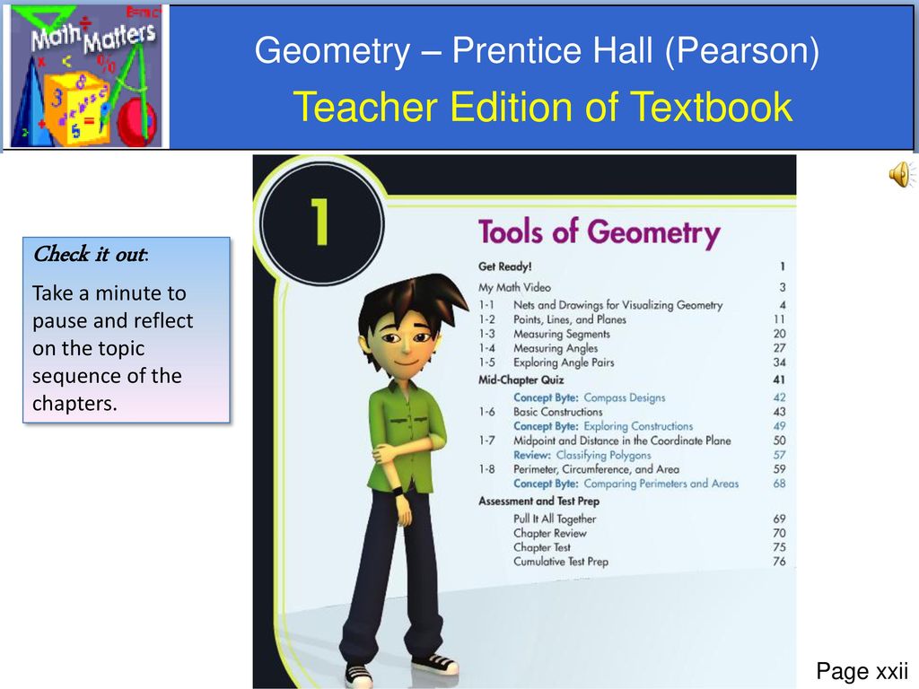 Teacher Edition of Textbook