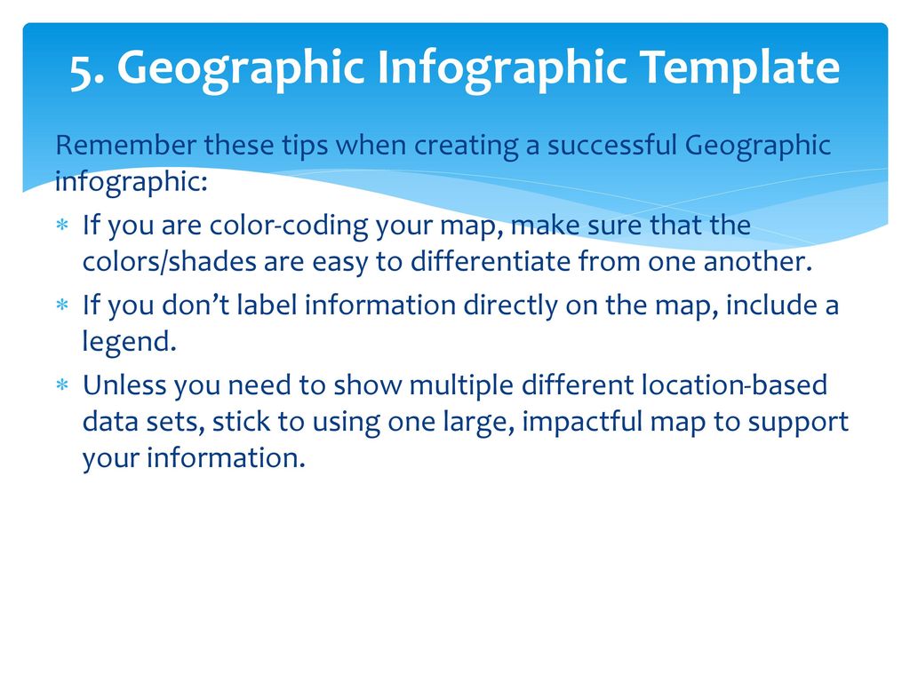 5. Geographic Infographic Template