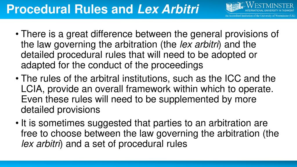 International Commercial Arbitration - Ppt Download