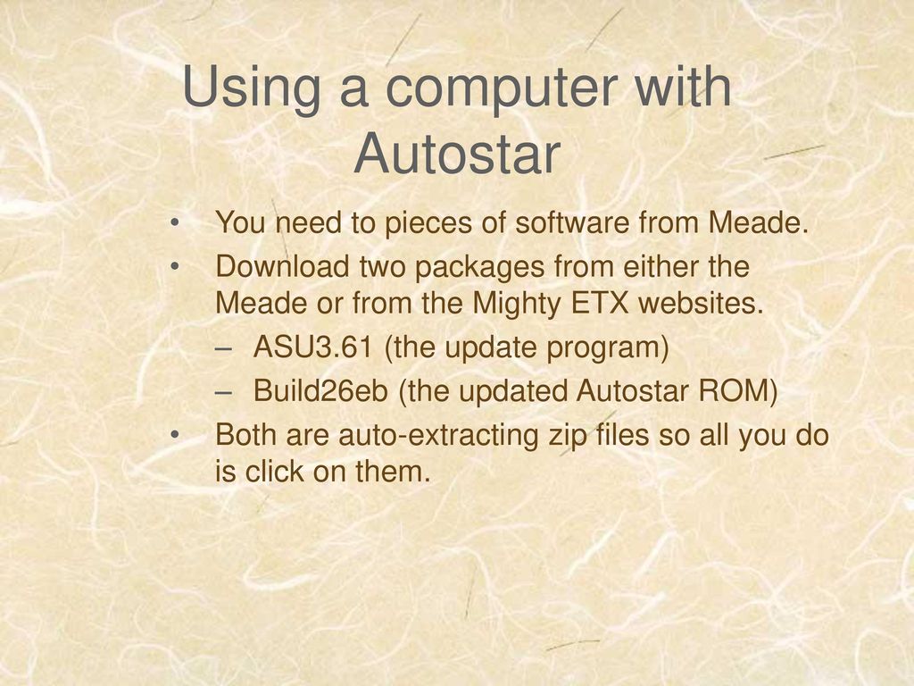 meade autostar software download meade autostar software download