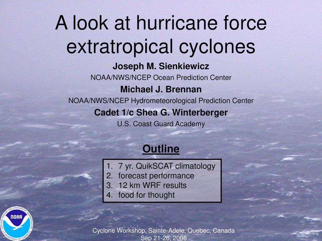 A look at hurricane force extratropical cyclones