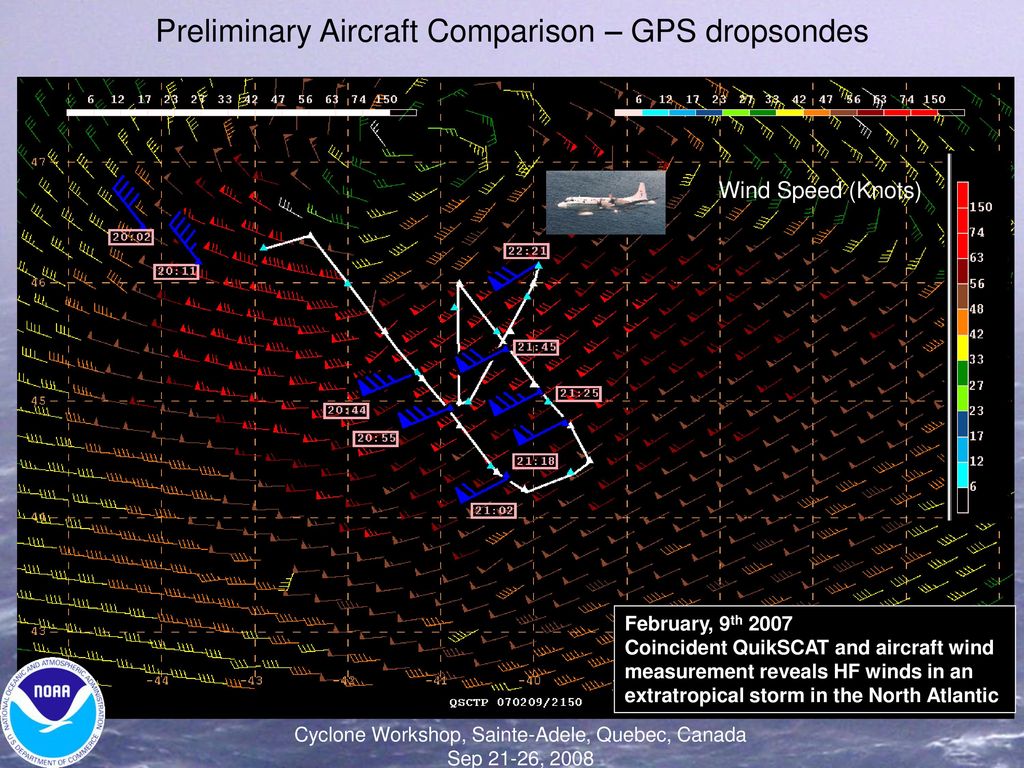 Preliminary Aircraft Comparison – GPS dropsondes