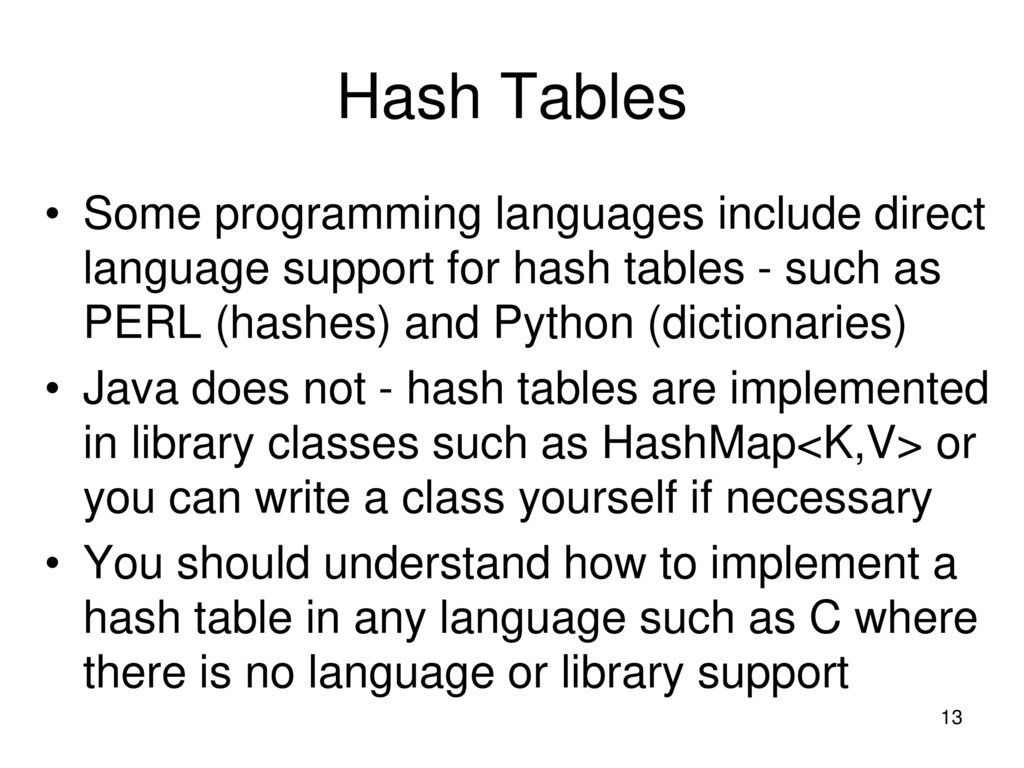 Binary Search Trees Implementing Balancing Operations Hash Tables - ppt ...