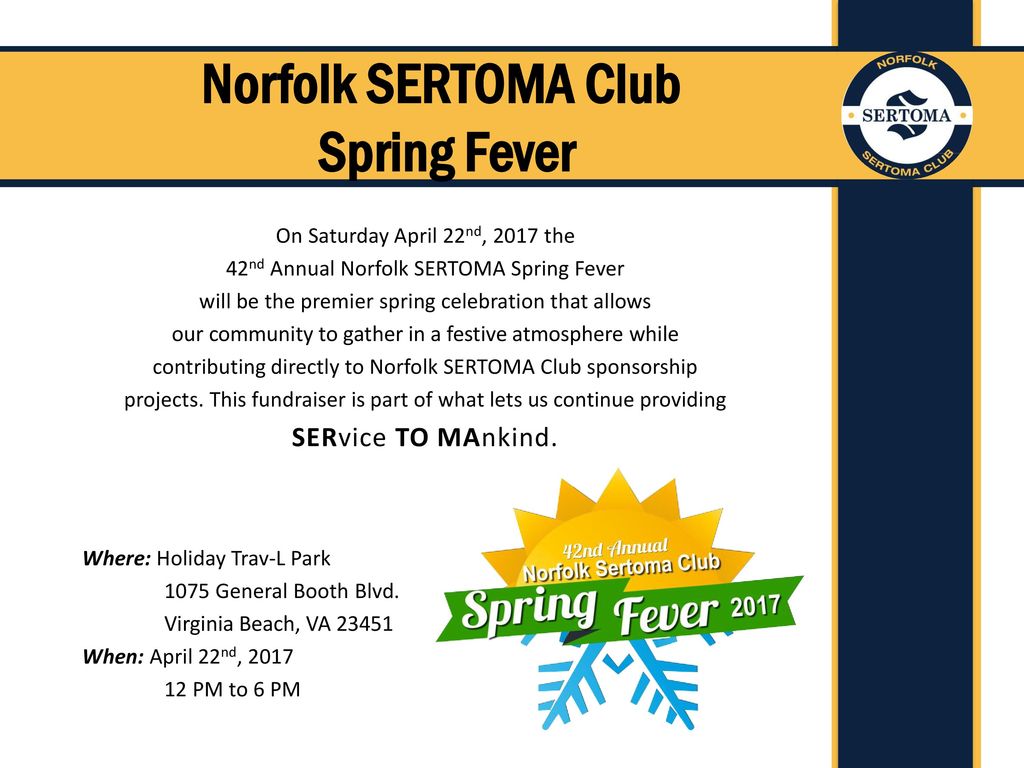 2017 Spring Fever Sponsorship Opportunities. ppt download
