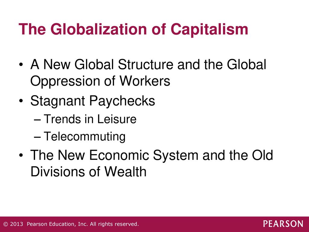 The Globalization of Capitalism