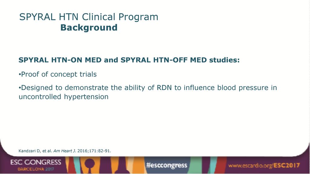 SPYRAL HTN Clinical Program Background