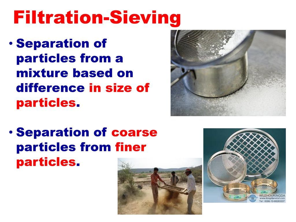 Methods of Separating Mixtures How can mixtures be separated? - ppt download