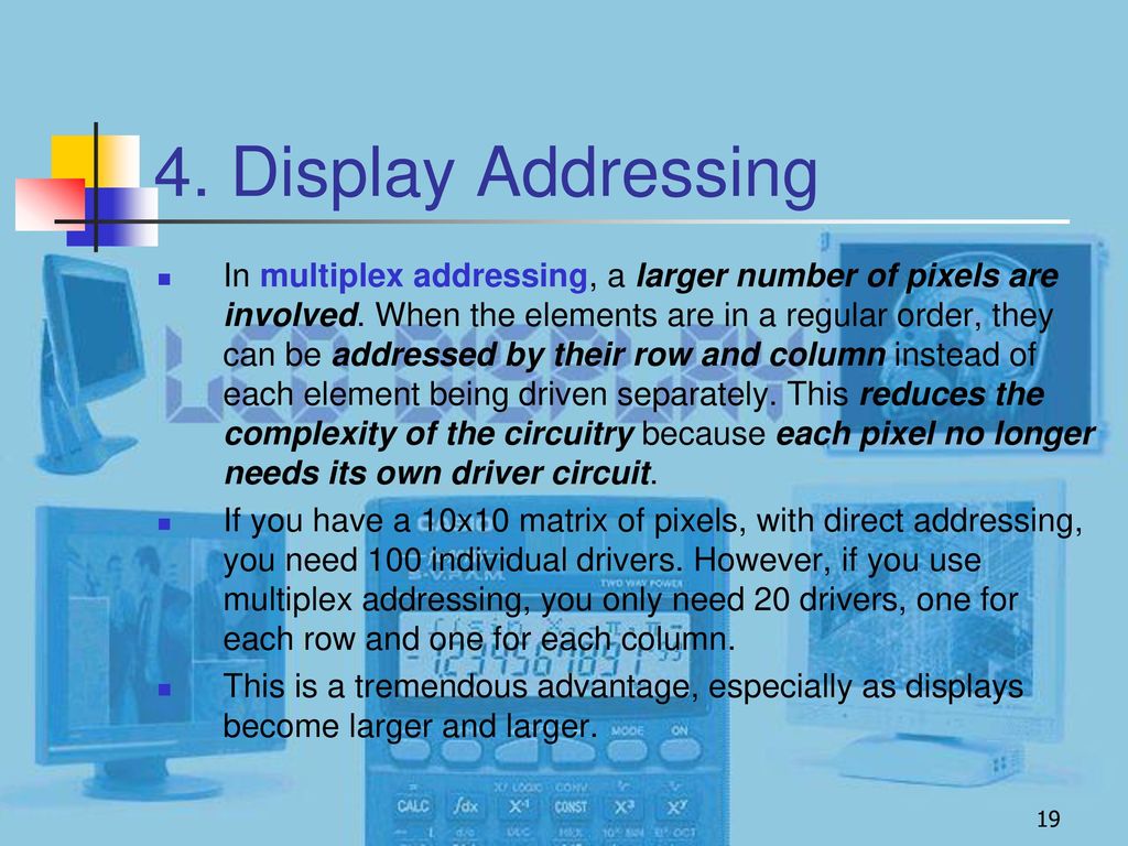 4. Display Addressing