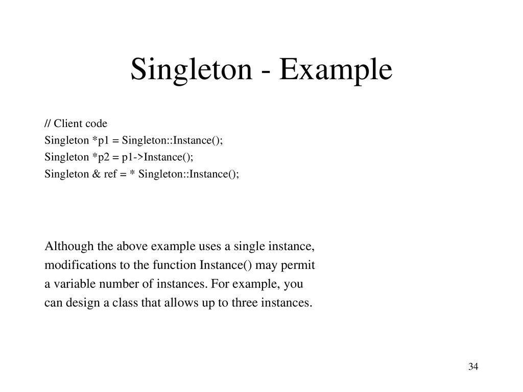 Traditional design patterns ii ppt download