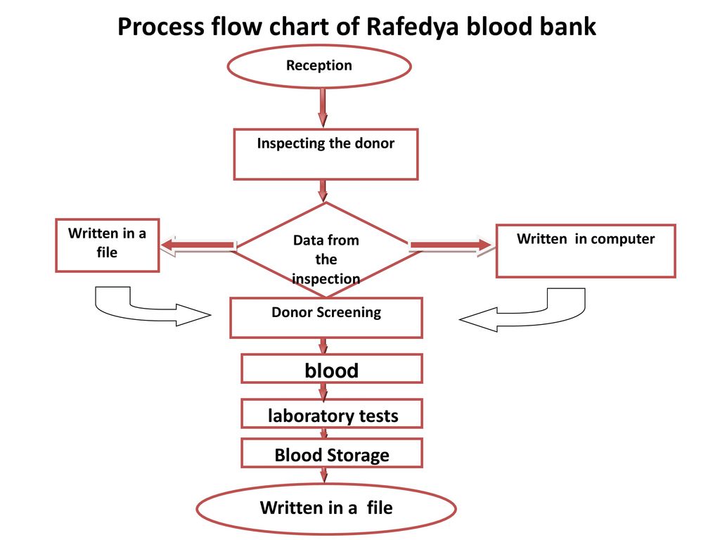 Blood Bank Testing Flow Chart