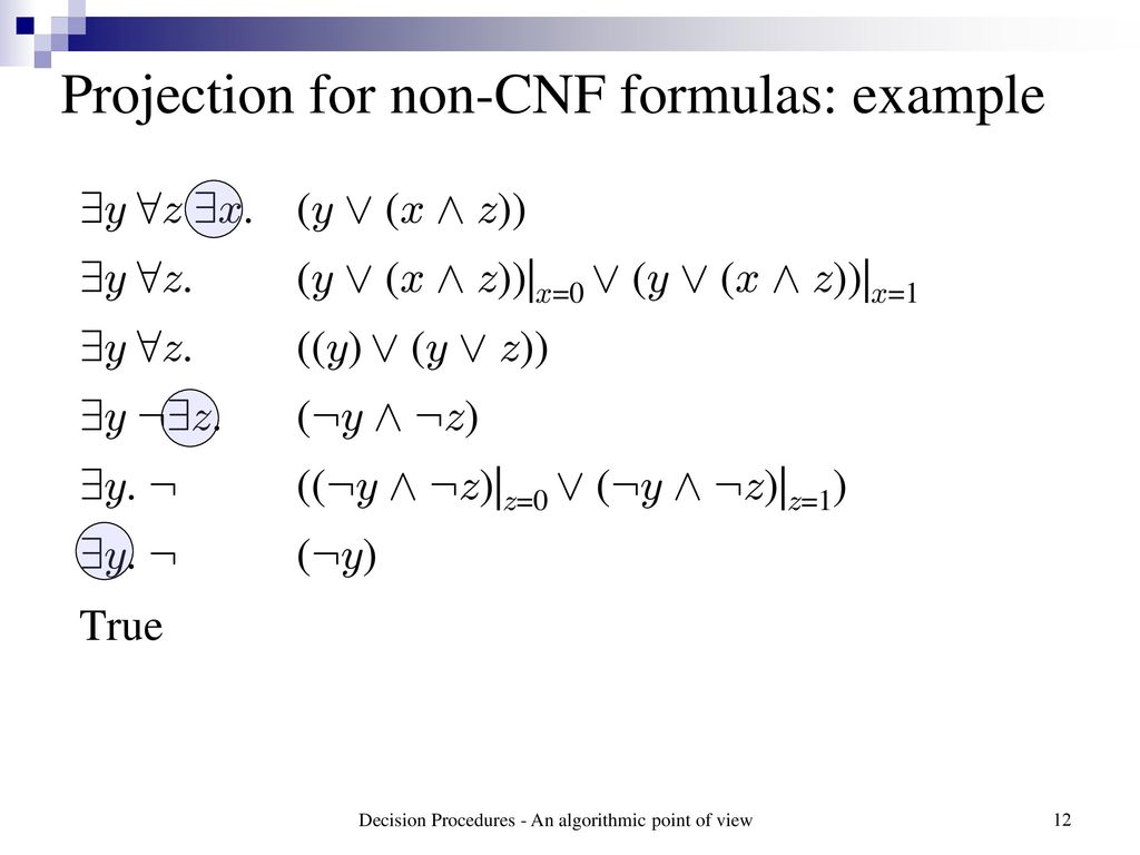 Decision Procedures An Algorithmic Point Of View Ppt Download Decision Procedures An Algorithmic Point Of View Ppt Download