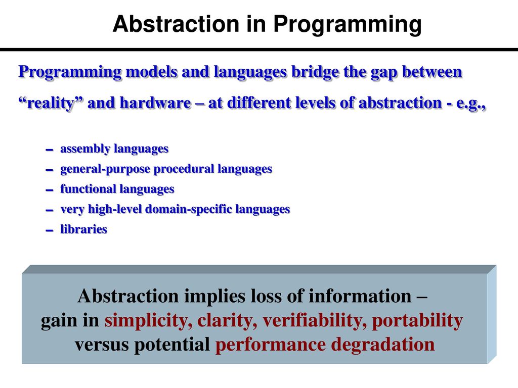 High-Level Programming Models for Clusters Issues and Challenges Hans P ...