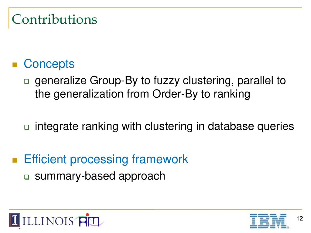 Supporting Ranking and Clustering as Generalized Order-By and Group-By ...