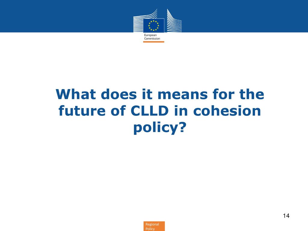 What does it means for the future of CLLD in cohesion policy