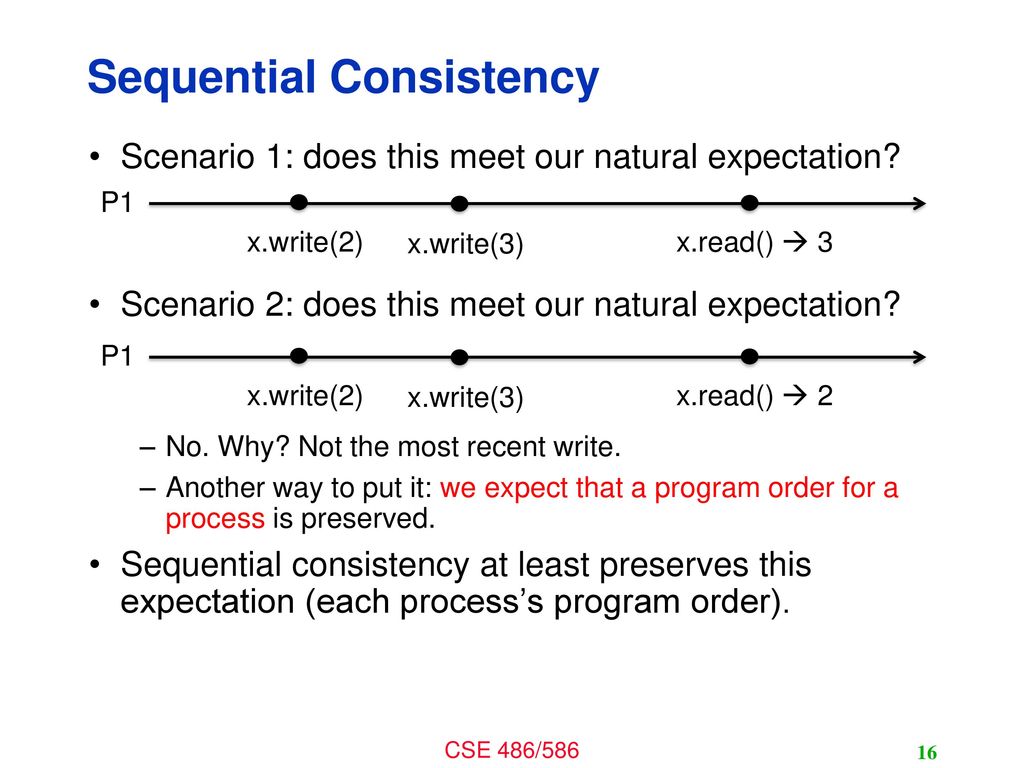 Cse 486 586 distributed systems consistency ppt download