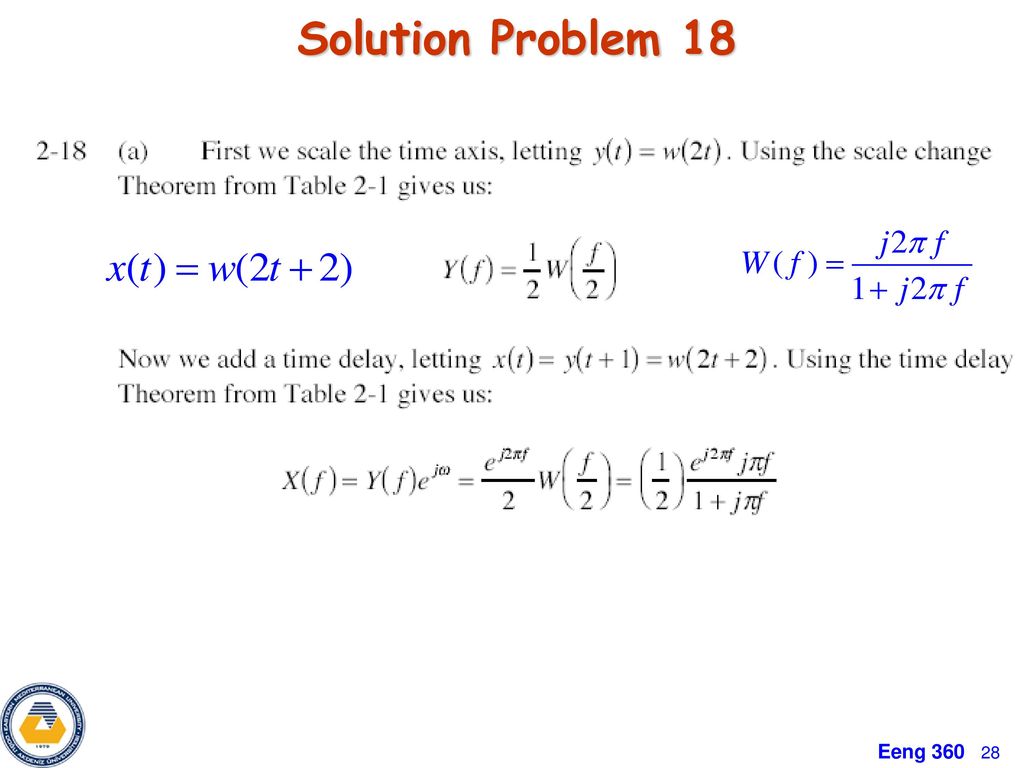 Solution Problem 18