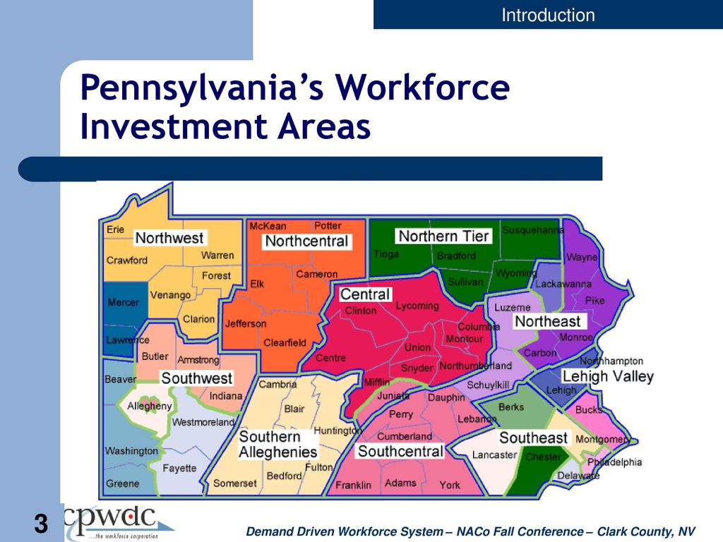 Pennsylvania’s Workforce Investment Areas