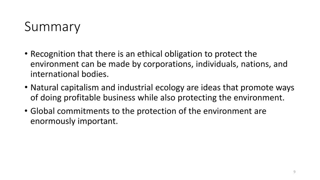 2.7 Individual Environmental Ethics - ppt download